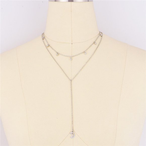 💎✨ Layered Choker Lasso Necklace - Picture 5 of 5